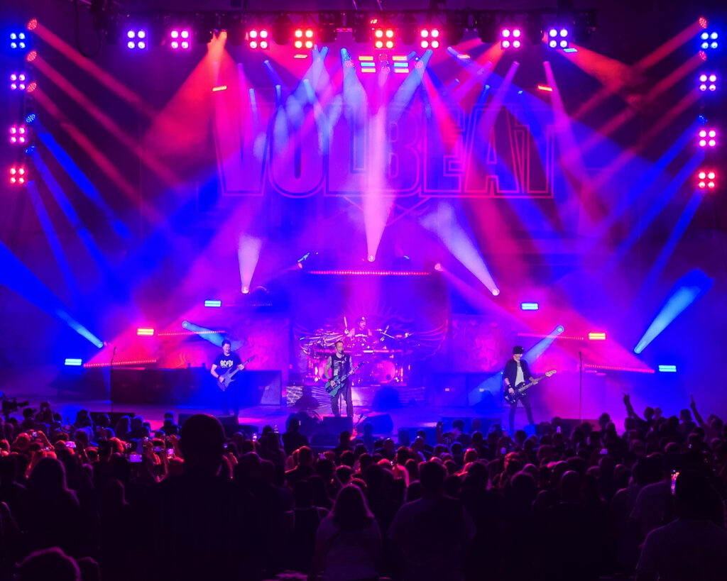 Volbeat performing on their “The Greatest Of All Tours Worldwide”