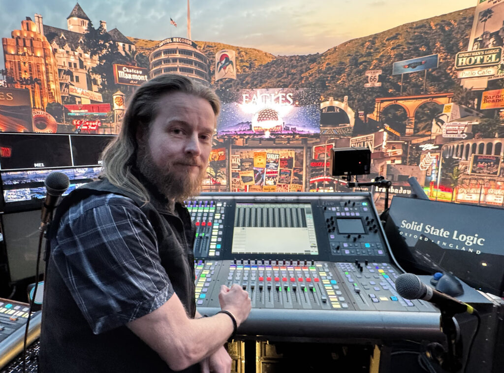 Tom Evans - FOH Engineer for The Eagles at The Sphere, Las Vegas